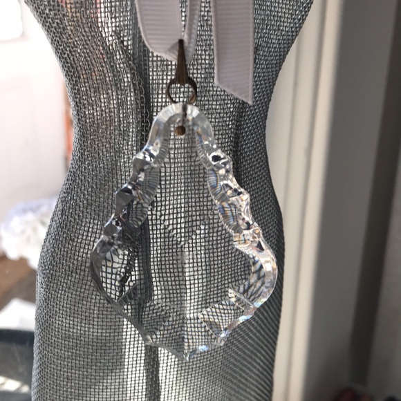 🪴🎍Antique French Flat Back Crystal 🎍🪴 - Picture 6 of 8